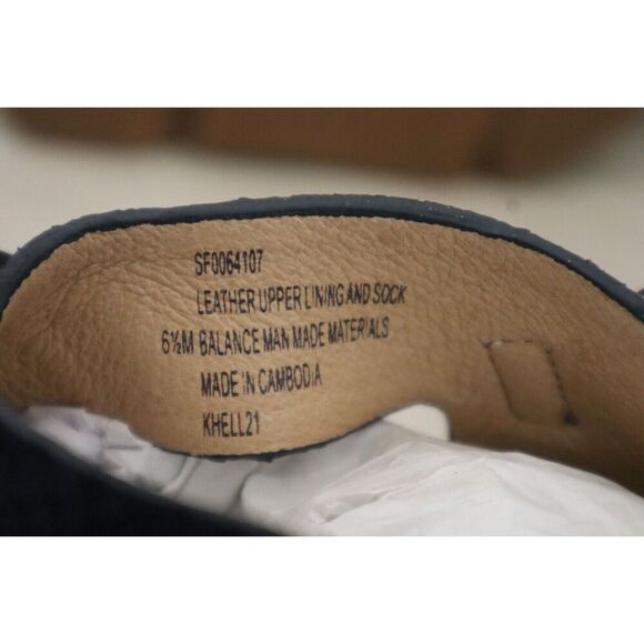 Söfft Women's Sz 6.5M Navy Snake Print Nubuck Charday Strappy Wedge Sandals $130 - Picture 4 of 8